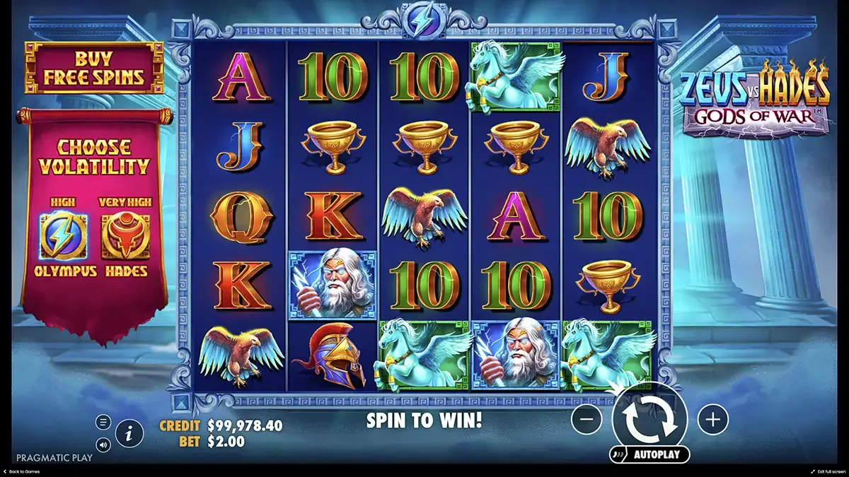 Zeus vs Hades Free Demo