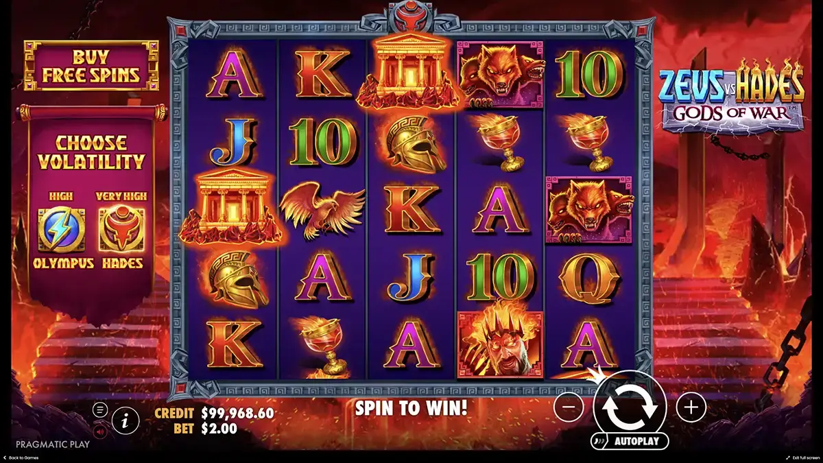 Free spins and unique bonuses in Zeus vs Hades