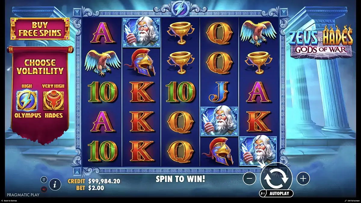 Zeus vs Hades Slot Strategy